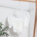 Hollow lace up bow pleated top