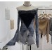 Irregular long sleeved top