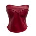Slim fit short sleeveless top