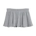 Drawstring tied short skirt A-line skirt