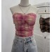 Elastic strapless short top