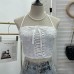 Slim fit strap sleeveless top