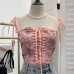 Slim fit strap sleeveless top