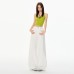 High-Waisted White Loose Wide-Leg Pants Summer Versatile Drapey Floor-Length Jeans