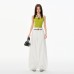 High-Waisted White Loose Wide-Leg Pants Summer Versatile Drapey Floor-Length Jeans