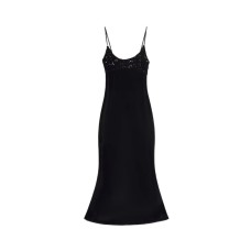 U-neck sequined camisole dress for women