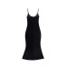 U-neck sequined camisole dress for women