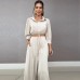 Drawstring Short Shirt Wide Leg Pants Set