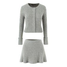 Two color Fried Dough Twists knitting suit