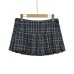 Low waist plaid skirt