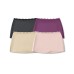 Lace patchwork low waisted satin A-line skirt