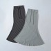 Striped hip hugging skirt