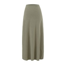 Rear slit fishtail skirt