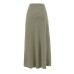 Rear slit fishtail skirt