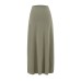 Rear slit fishtail skirt
