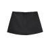 High waisted buckle A-line skirt