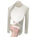 Half high neck women's top