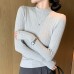 Half high neck women's top