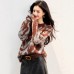 Retro Irregular Stripe Knitwear for Women, Casual Loose Fit, Mature Style, Comfortable Top