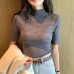 Camouflage semi high neck top Camouflage semi high neck top