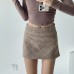 Plaid anti glare skirt
