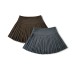 High waisted knitted pleated skirt