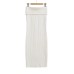 Ruffled waist hair knitted hip hugging long skirt