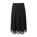 Flower printed mesh skirt with wrapped buttocks