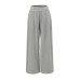 High waisted wide legged floor hugging sports pants