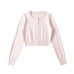 Round neck long sleeved shirt
