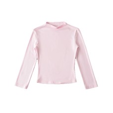 Half high collar seven quarter sleeved top Half high collar seven quarter sleeved top