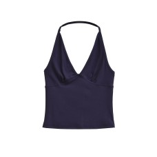 Hanging neck suspender top for women