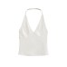 Hanging neck suspender top for women