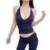 Hanging neck suspender top for women