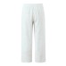 Hollow embroidery straight leg pants
