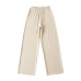 Elastic waistband drawstring loose casual pants
