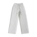 Elastic waistband drawstring loose casual pants