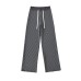 Splicing drawstring sweatpants