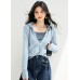 Soft Knit Two-Piece Set Top for Autumn Casual Wear