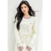 Knitted Cartoon Soft Cashmere Two-Piece Top Set Autumn Style