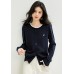 Knitted Cartoon Soft Cashmere Two-Piece Top Set Autumn Style