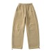 Shake fleece embroidered banana pants for women