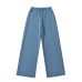 Wide leg casual sweatpants