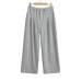 Splicing white border sports wide leg pants