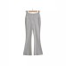 V-waist design casual tight flared pants