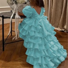 Girl's Birthday Banquet Princess Dress Children's Tail