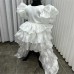 Girl's Birthday Banquet Princess Dress Children's Tail