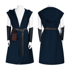 Renaissance Medieval Vest Knight Battle Sleeveless Vest for Halloween Cosplay