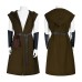Renaissance Medieval Vest Knight Battle Sleeveless Vest for Halloween Cosplay