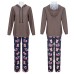 Demon Hunter Mila Cosplay Costume Purple Sleepwear Set for Halloween Carnival Party Movie Role Play